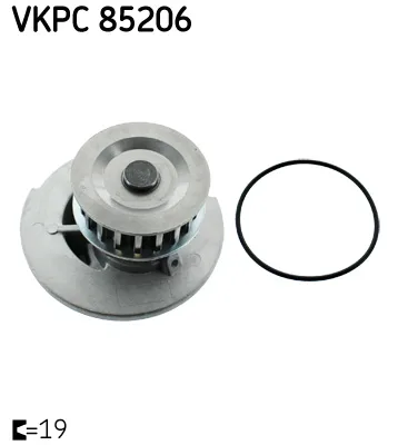 Водна помпа, охлаждане на двигателя SKF